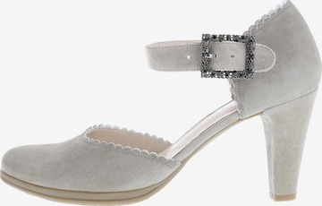 XAVER LUIS Schuhmanufaktur Pumps 'Sofina' in Grau: Vorderseite