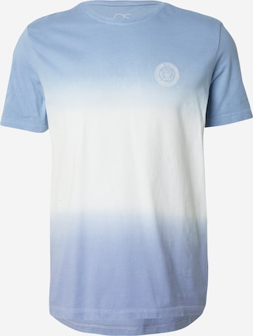 QS Shirt in Blau: Vorderseite