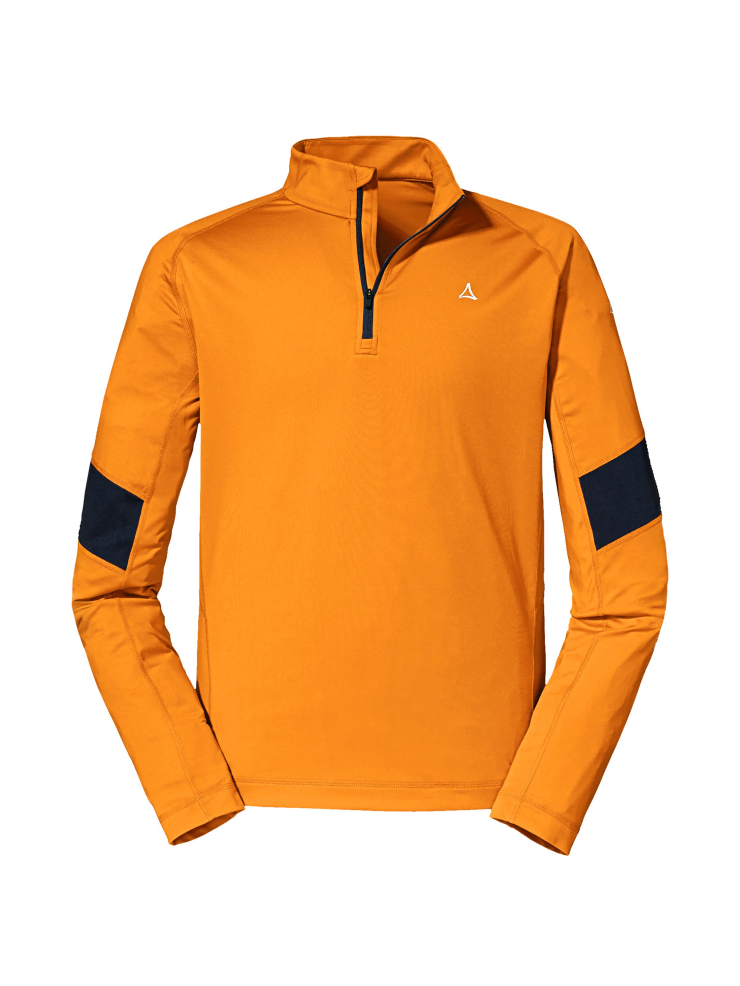 Schöffel T-Shirt fonctionnel 'Glatthorn' en bleu nuit / orange, Vue avec produit