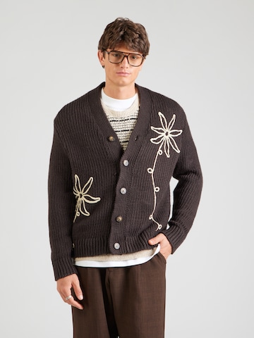 Vestes en maille 'Mika' NN07 en marron : devant