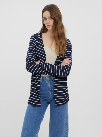 VERO MODA Knit Cardigan 'Brianna' in Blue: front