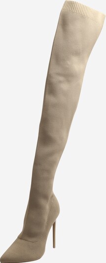 Public Desire Škornji čez koleno 'ARIAME' | svetlo rjava barva, Prikaz izdelka