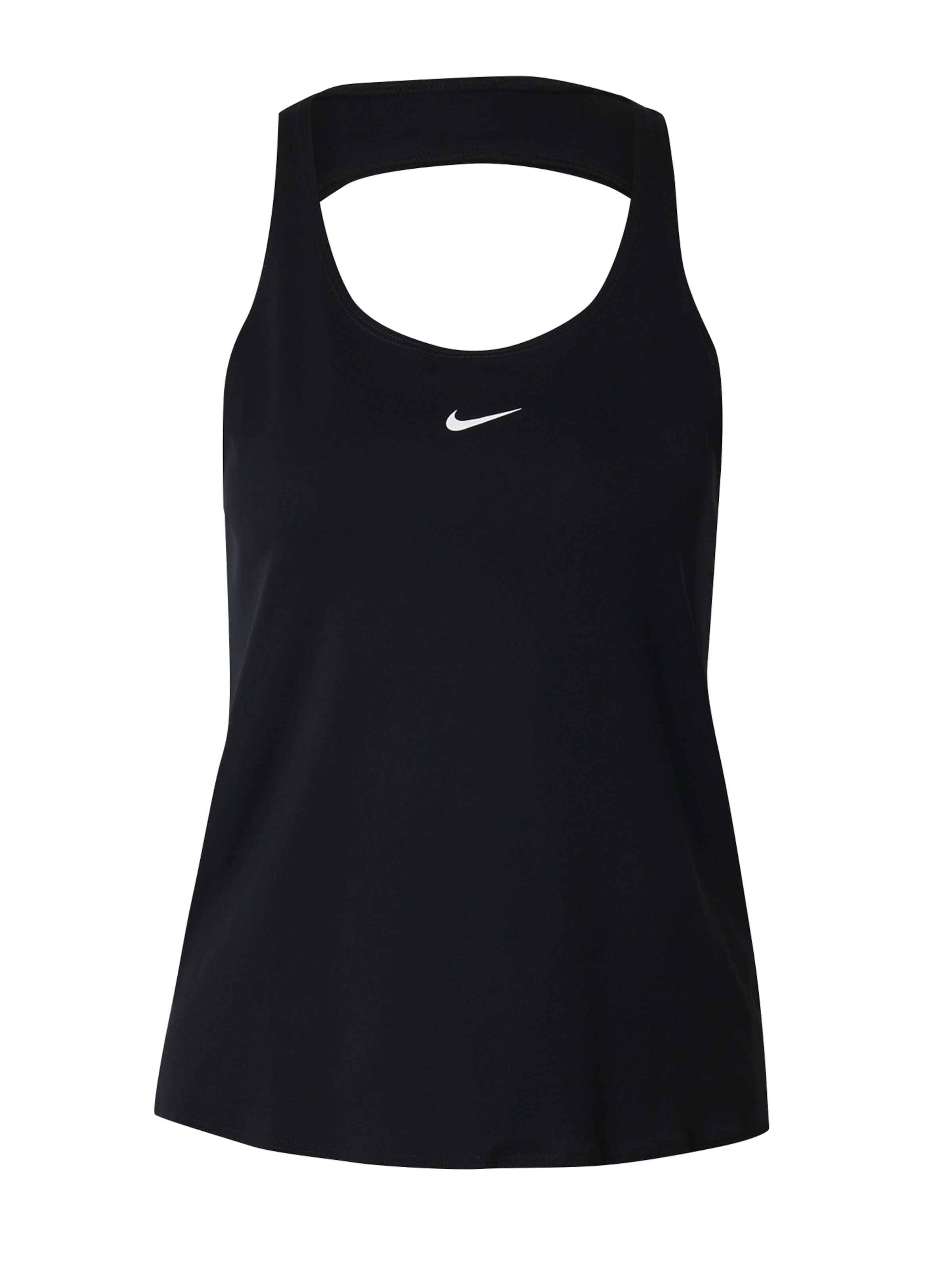 NIKE Sportovní top – černá: přední strana