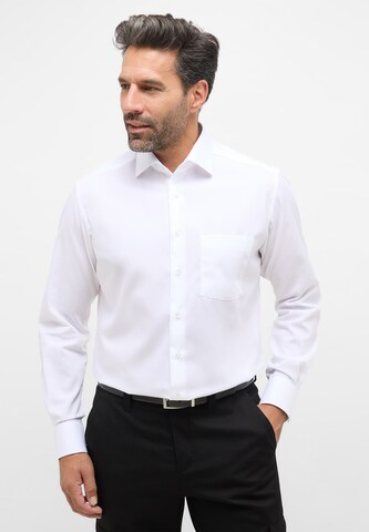 ETERNA Regular fit Button Up Shirt in White: front