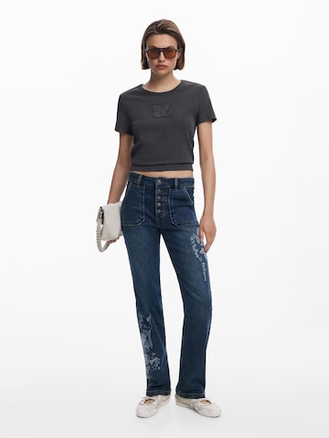 Desigual Slimfit Kavbojke | modra barva
