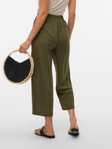 Wide Leg Pantalon à pince 'VMMymilo' VERO MODA en vert