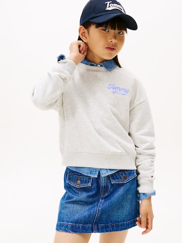 TOMMY HILFIGER Sweater 'Varsity' in Grey: front