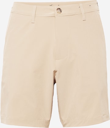 HOLLISTER - regular Pantalón chino en beige: frente