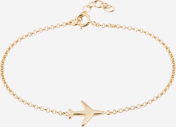 ELLI Bracelet 'Flugzeug' in Gold: front