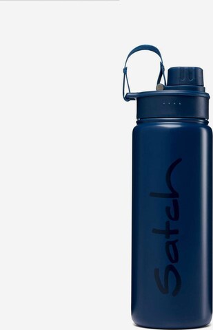 Satch Drinking Bottle in Blue: front