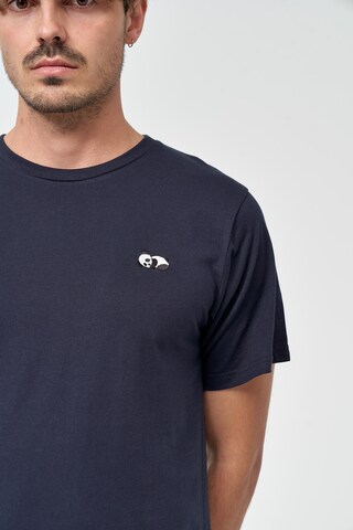 Mikon T-Shirt 'Panda' in Blau