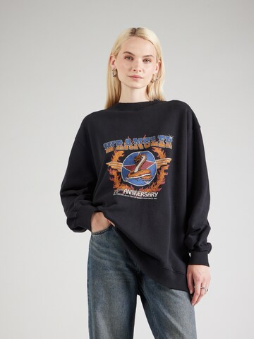 WRANGLER Sweatshirt 'OVERSIZED SWEAT' in Schwarz: Vorderseite