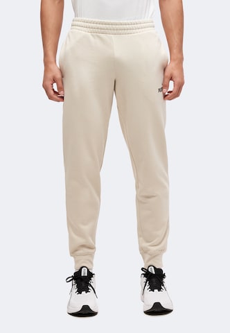 PUMA Tapered Sporthose 'ESS No. 1' in Grau: Vorderseite