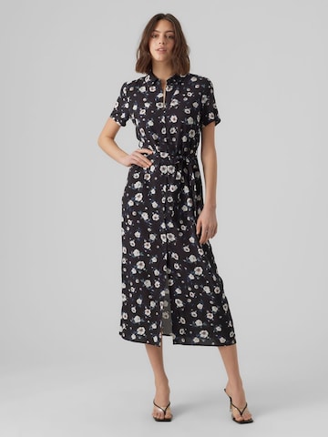 VERO MODA Blousejurk in Zwart: voorkant