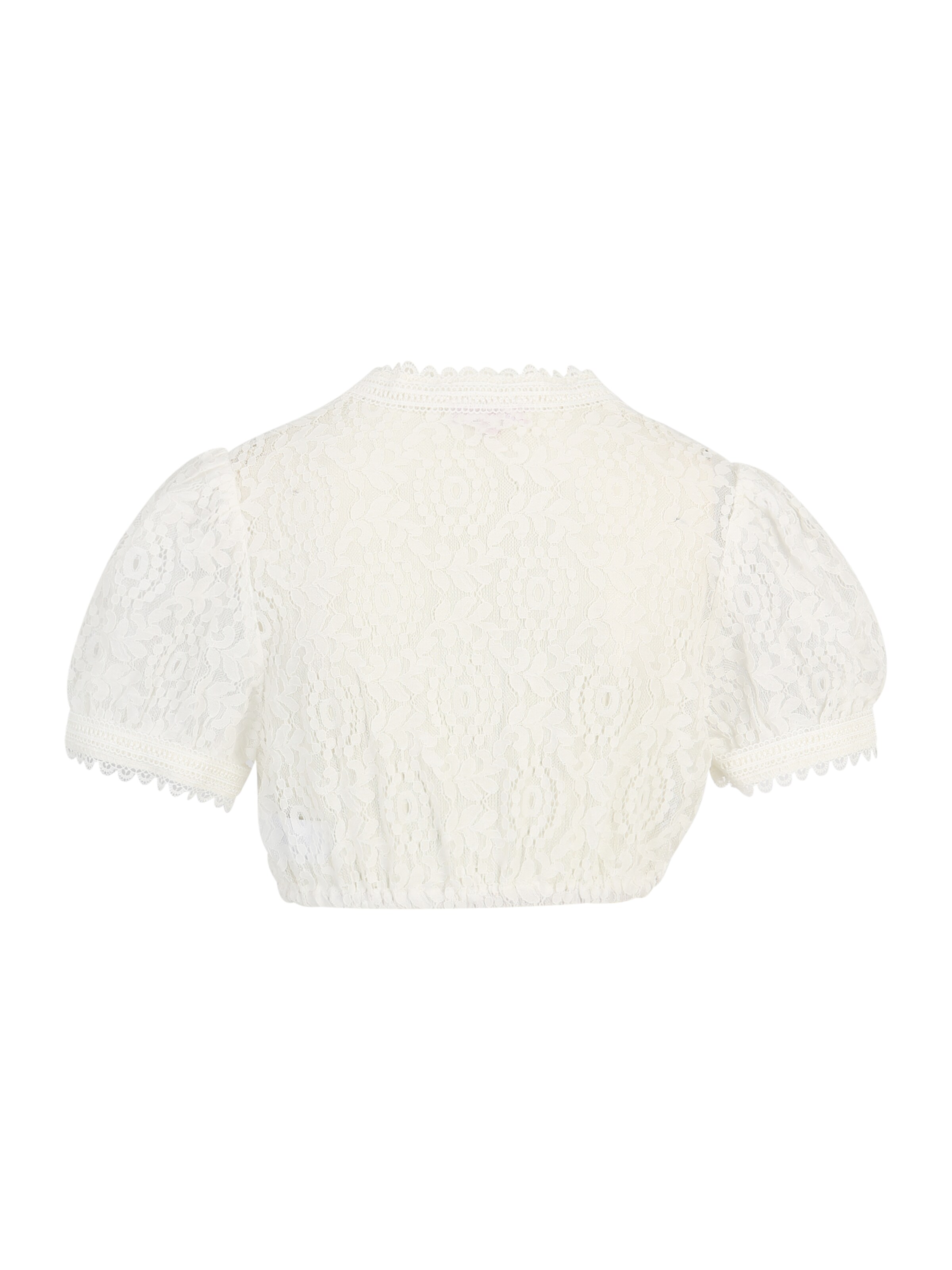 Blouse folklorique Krüger Madl en blanc