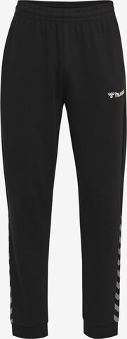 Hummel Tapered Sporthose in Schwarz: predná strana