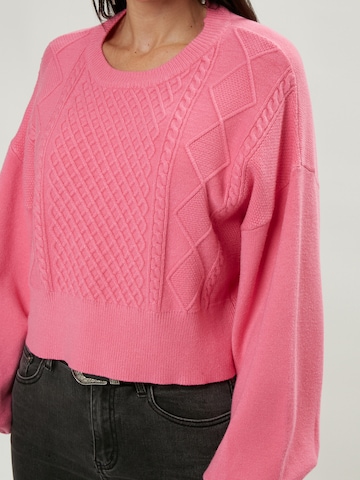 rozā Influencer Džemperis
