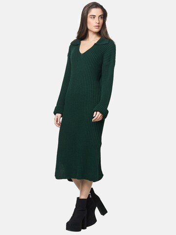 Abito in maglia di Elara in verde