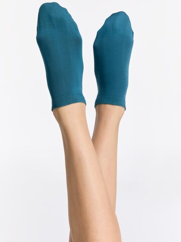 Albero Natur Ankle Socks 'Bio-Baumwoll-Sneakersocken Unisex - 6er Pack' in Blue