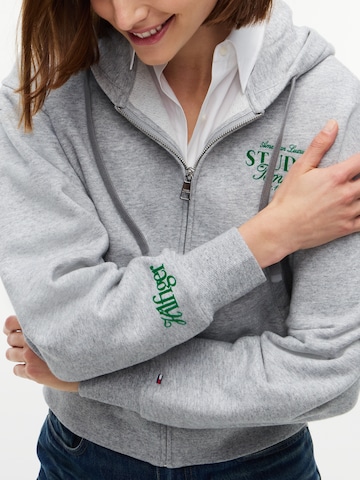 Giacca di felpa 'STUDIO TOMMY' di TOMMY HILFIGER in grigio