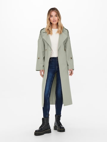 Manteau mi-saison 'Heather' ONLY en vert : devant