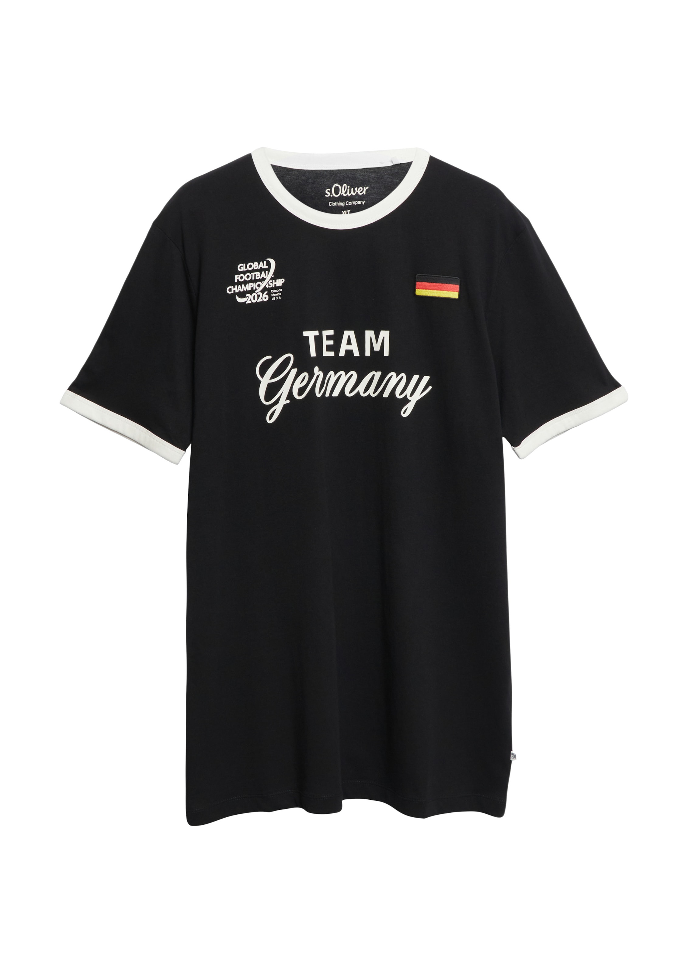 s.Oliver Shirt in Black: front