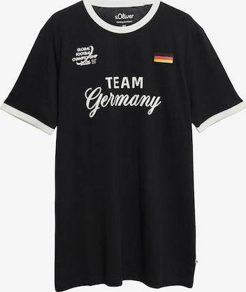 s.Oliver Shirt in Black: front