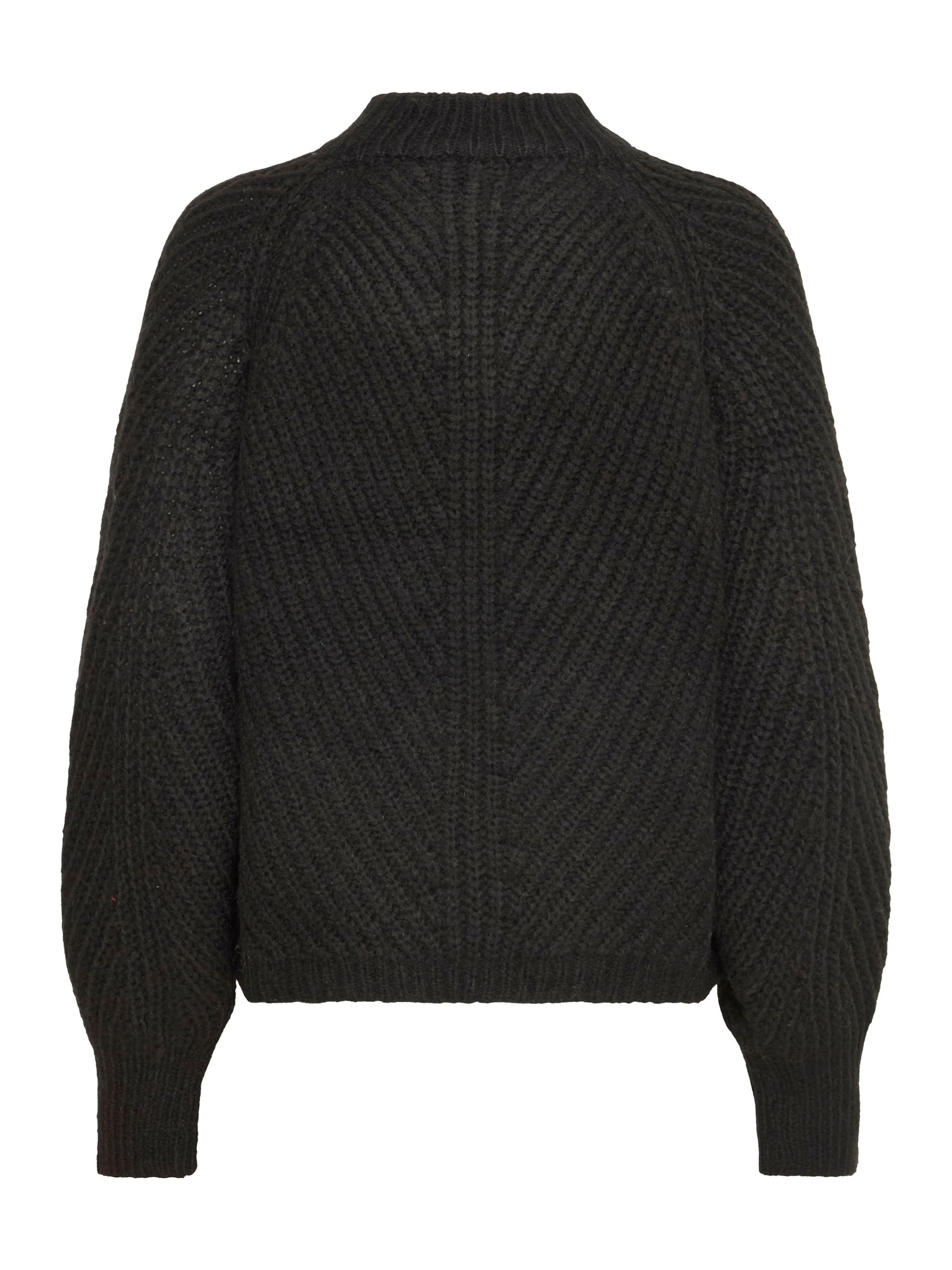 b.young Pullover 'Oksana' in Schwarz: Vorderseite