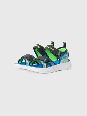 Skechers Kids Buty otwarte 'MICROSPEC-SPLASH' w kolorze czarny