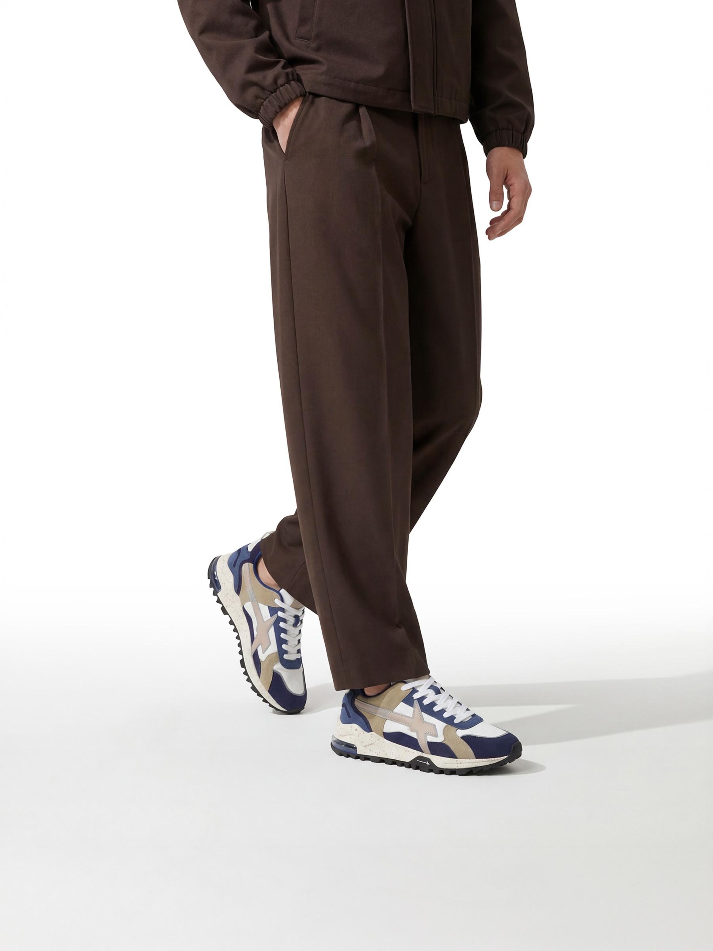 W6YZ Platform trainers 'BREEZE 3-M.' in Blue: front
