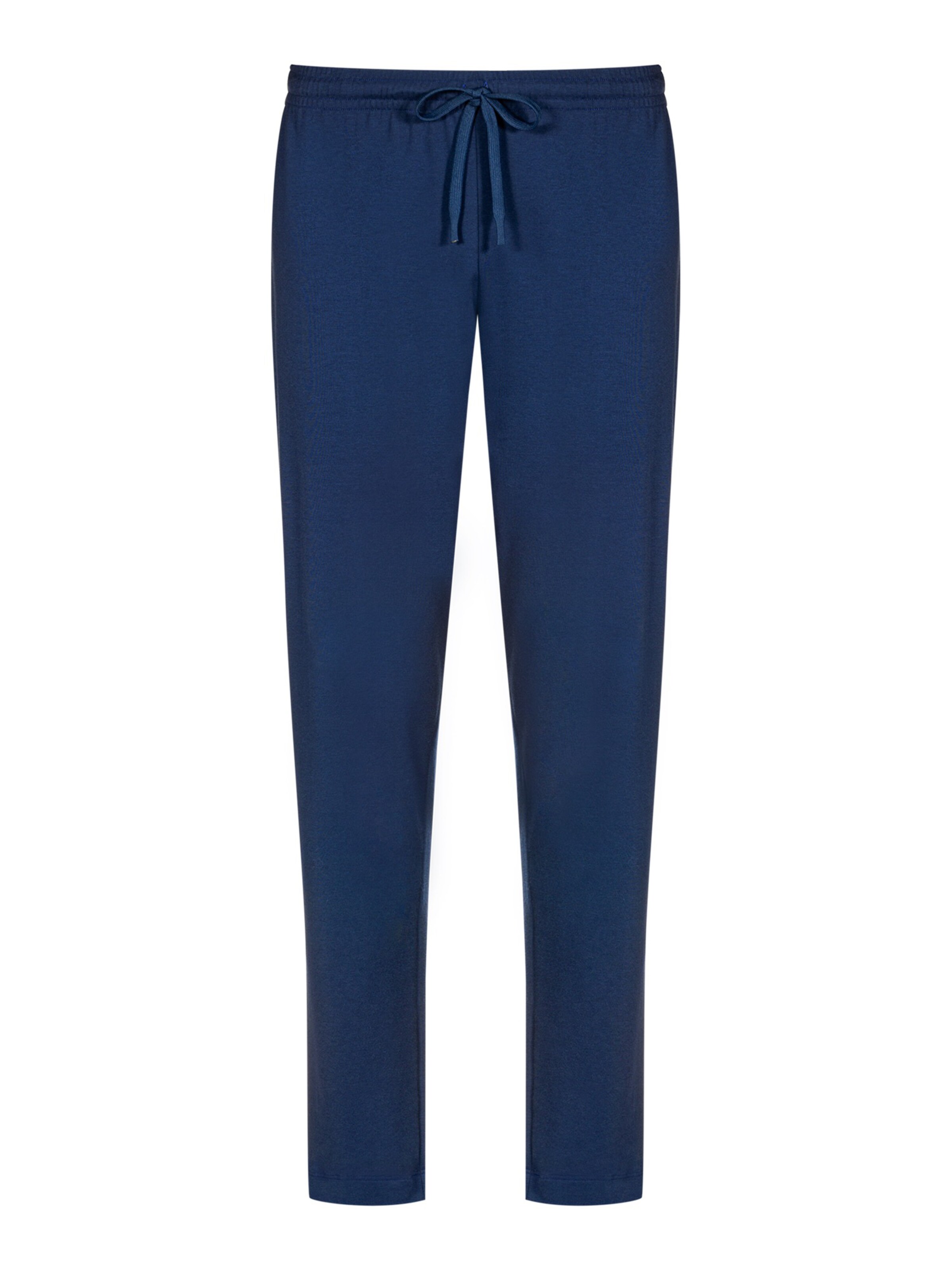Mey Pyjamabroek 'Solid Night' in Blauw: voorkant