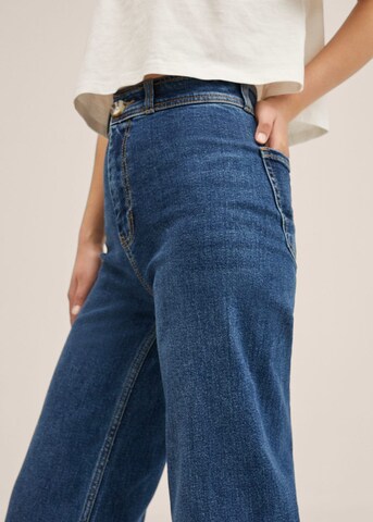 MANGO TEEN Wide leg Jeans in Blue