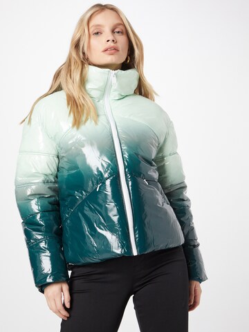 GUESS Zimní bunda 'ELEONORE' – zelená: přední strana