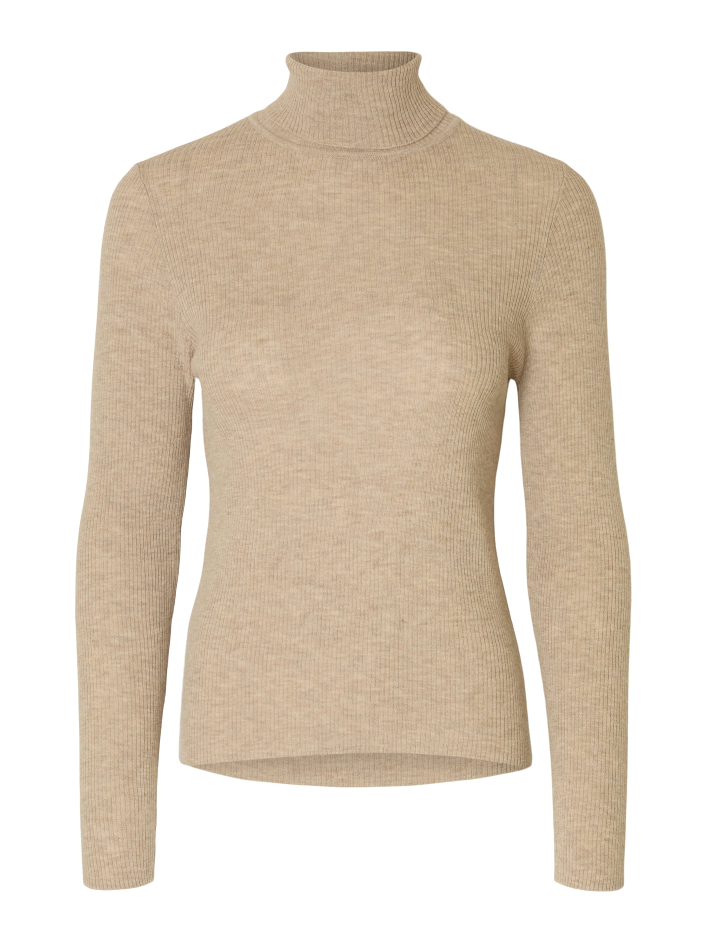 SELECTED Pullover 'SLFINGRID' in Grau: Vorderseite