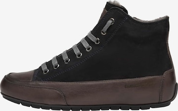 Candice Cooper Sneakers hoog 'PLUS FUR' in Blauw: voorkant