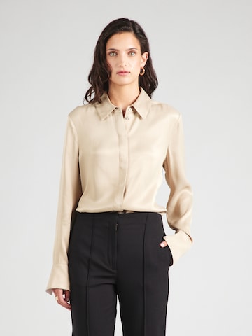 Chemisier 'Beruta1' BOSS en beige : devant