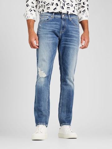 Tommy Jeans Regular Jeans 'SCANTON' in Blauw: voorkant