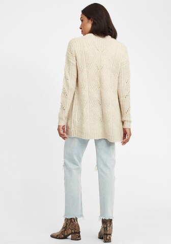 Oxmo Knit Cardigan 'Cle' in Beige