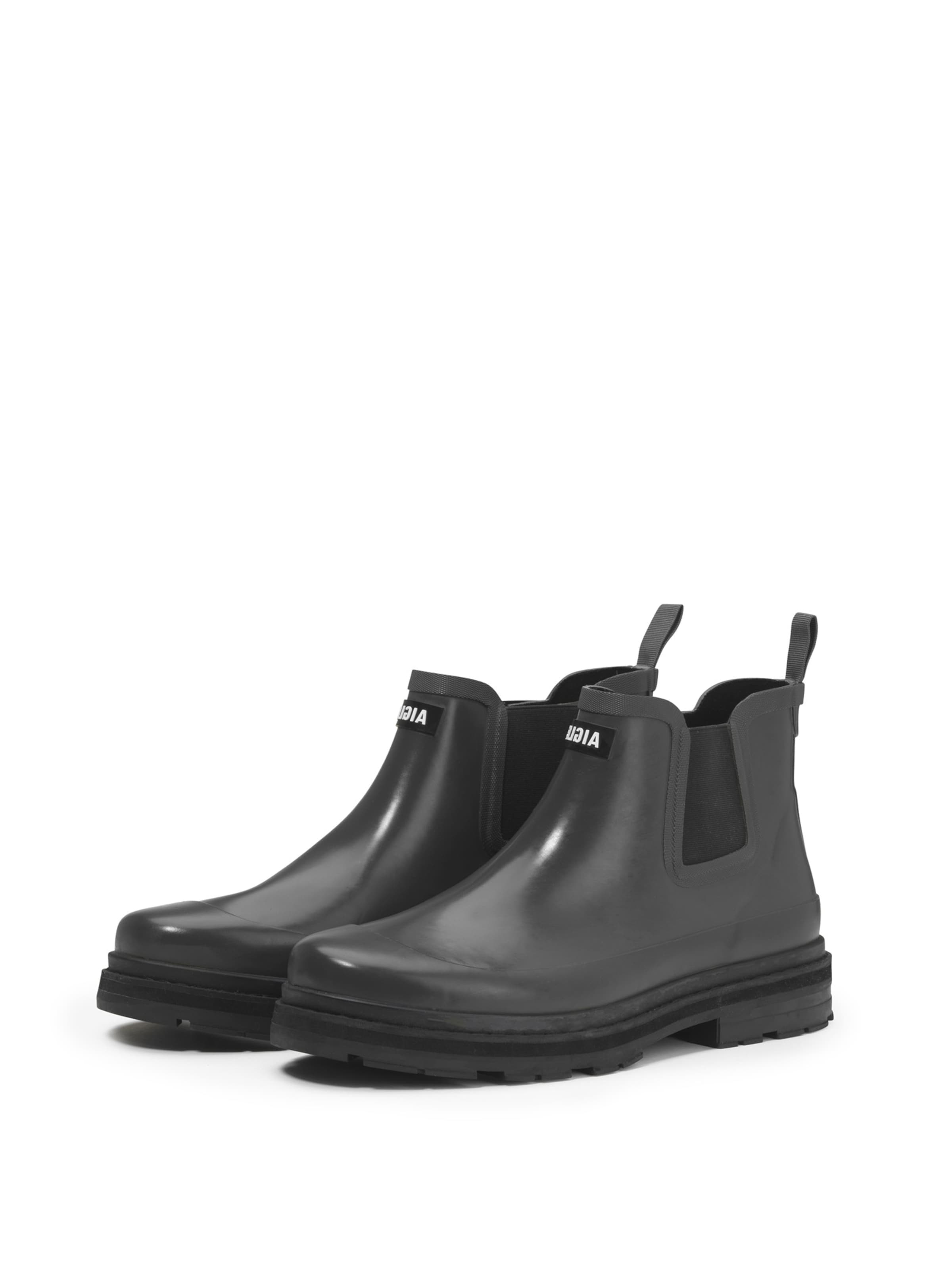 AIGLE Gummistiefel 'Soft Rain' in Schwarz: Vorderseite