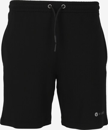 Virtus Regular Sportshorts 'Patrick V2' in Schwarz: predná strana