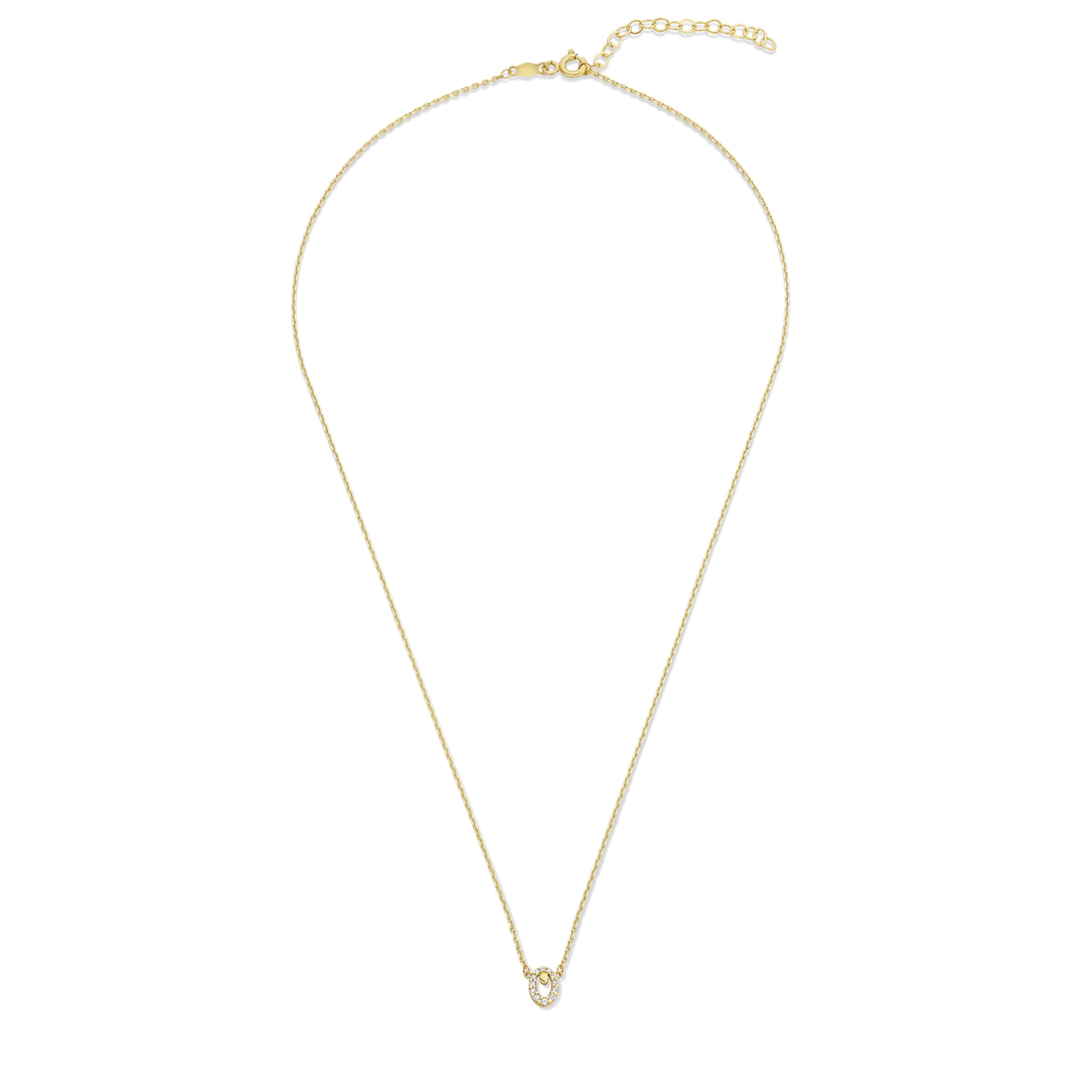 Beloro Jewels Ketting in Goud: voorkant