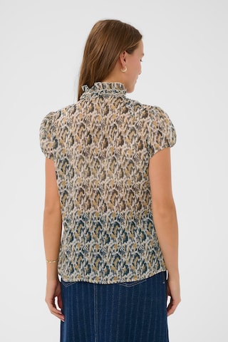 SAINT TROPEZ Bluse 'SZLilja' in Beige