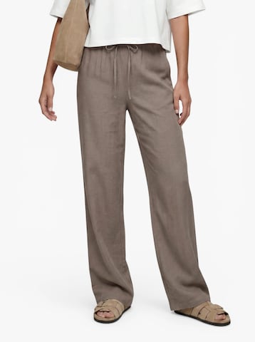 ONLY Loose fit Pants 'ONLSiesta' in Brown: front