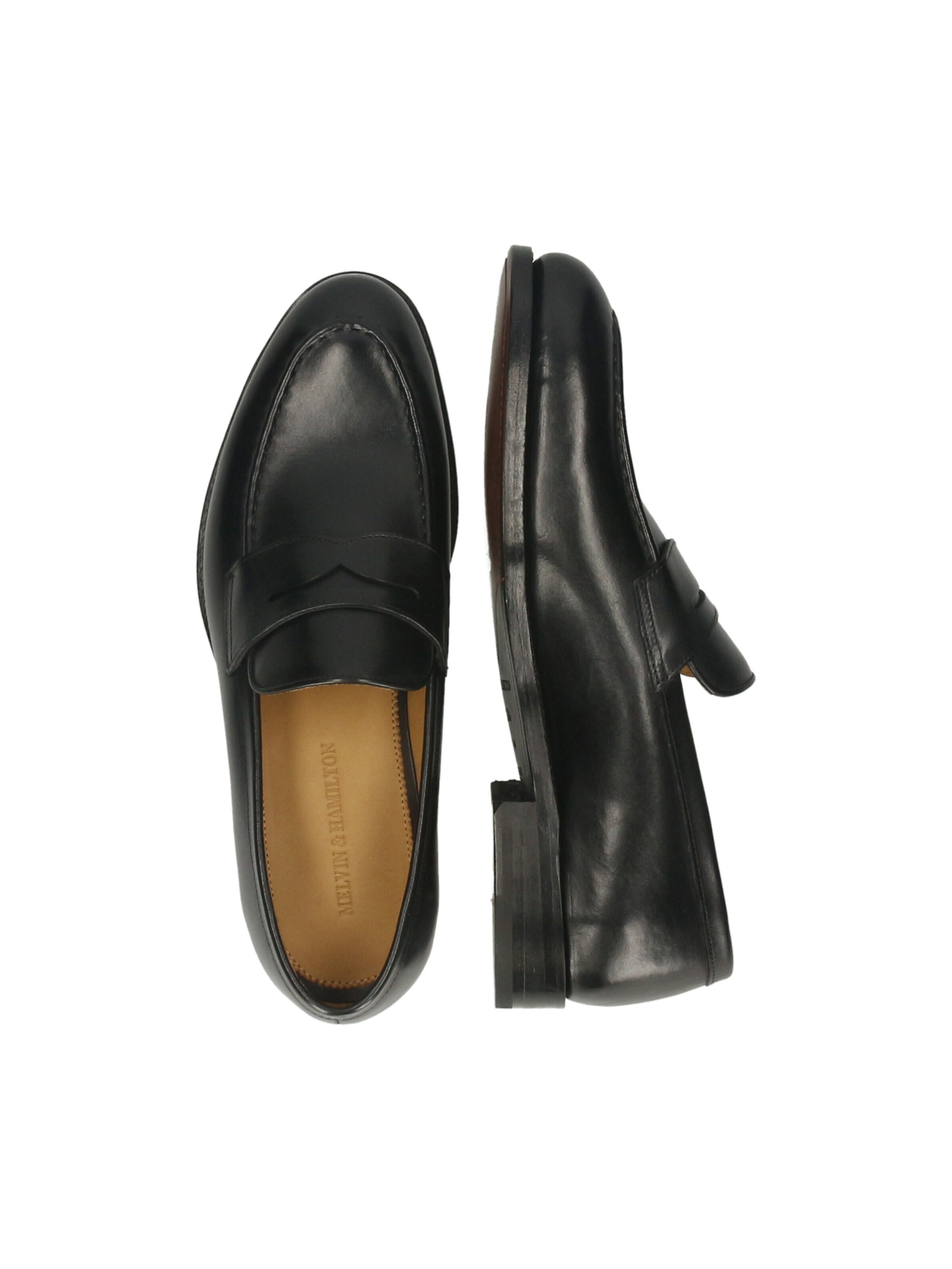 MELVIN & HAMILTON Mokassin 'Benet 8'‌‌‌‌‌‌‌‌‌‌ in Schwarz