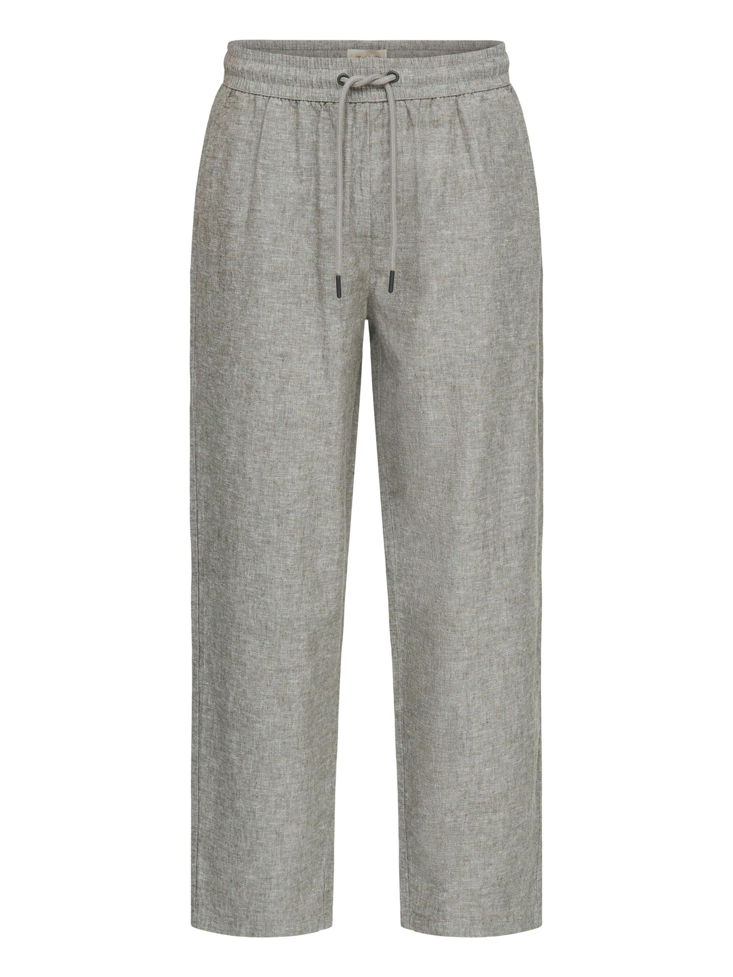 Pantalon chino ' BHAban Linen Mix ' BLEND en vert : devant