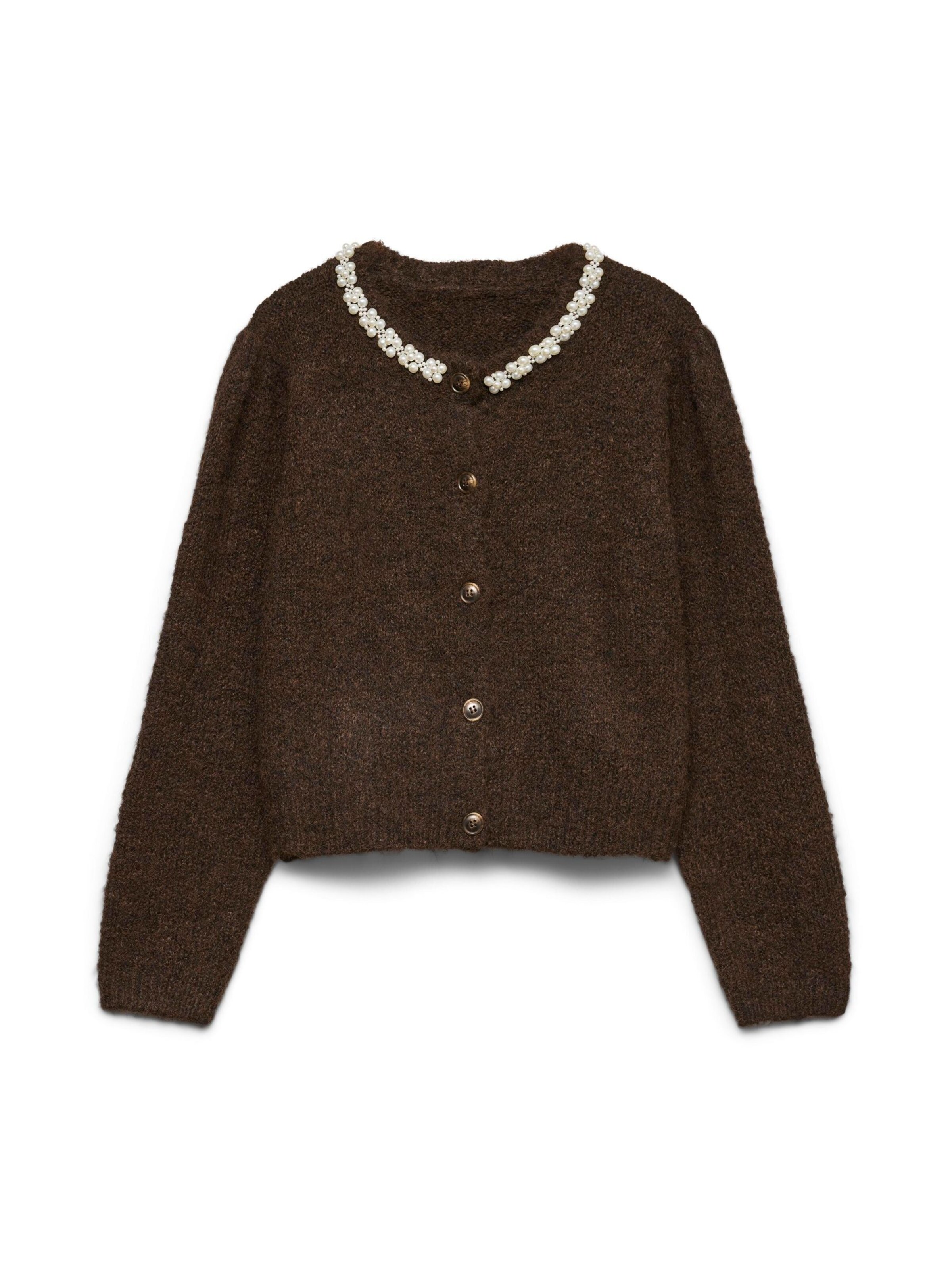 Cardigan 'VMOCEAN' VERO MODA en marron : devant