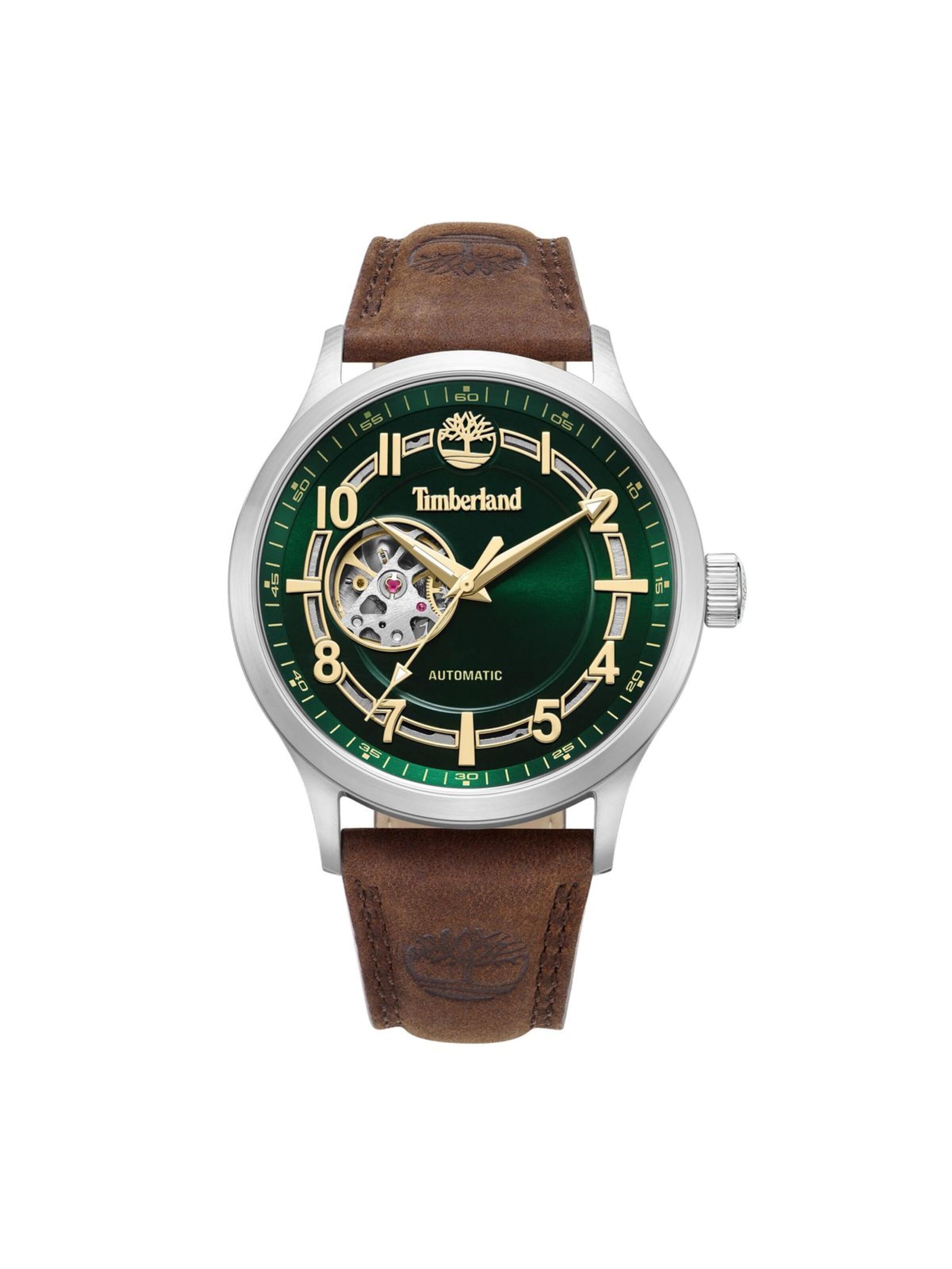 TIMBERLAND Analoog horloge in Groen: voorkant