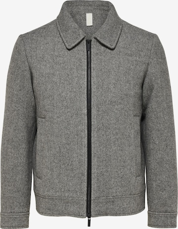 SELECTED HOMME Between-Season Jacket 'Filip' in Grey: front