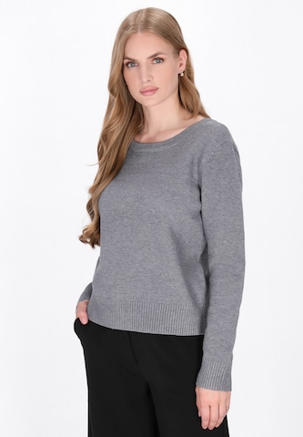 Cardigan DreiMaster Klassik en gris : devant