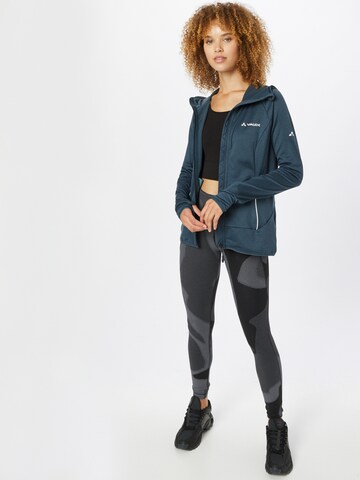 VAUDE Athletic fleece jacket 'Tekoa II' in Blue